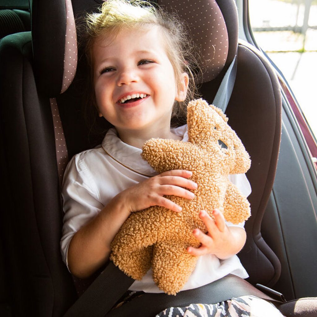 Coussin de Ceinture de Sécurité Teddy Beige - Childhome