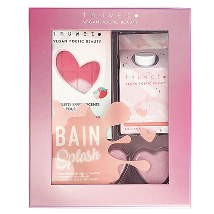 Coffret Bain Spash Fraise - inuwet