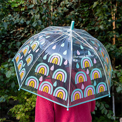 Parapluie Transparent Rainbow - Rex London