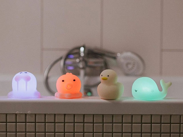 Lot de 4 Jouets de Bain Lumineux - mary's