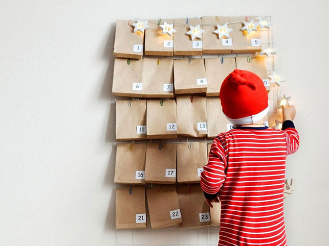 Calendrier de l'Avent maison