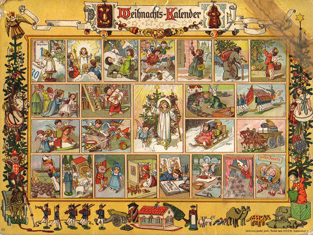 Im Lande des Christkinds, calendrier de l'Avent 1903