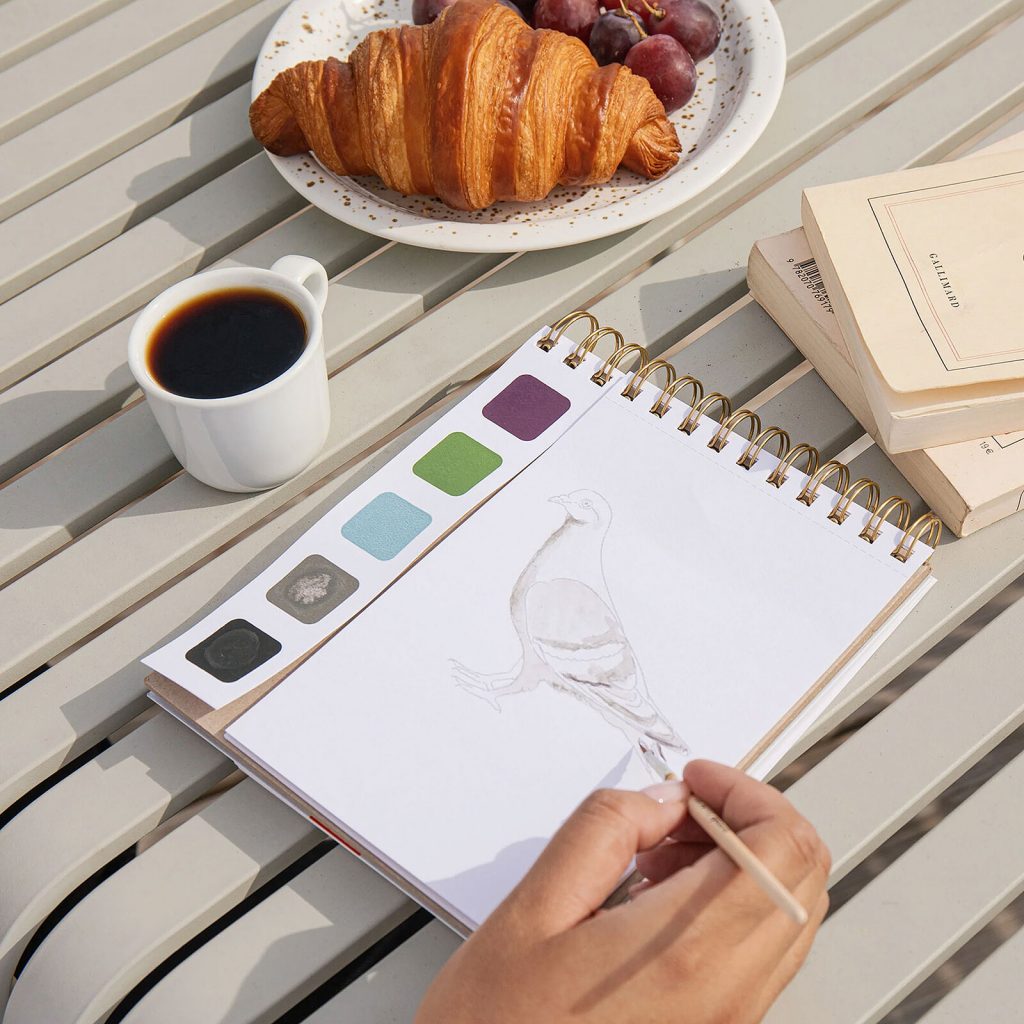 Carnet d'aquarelles de la marque La Petite Epicerie