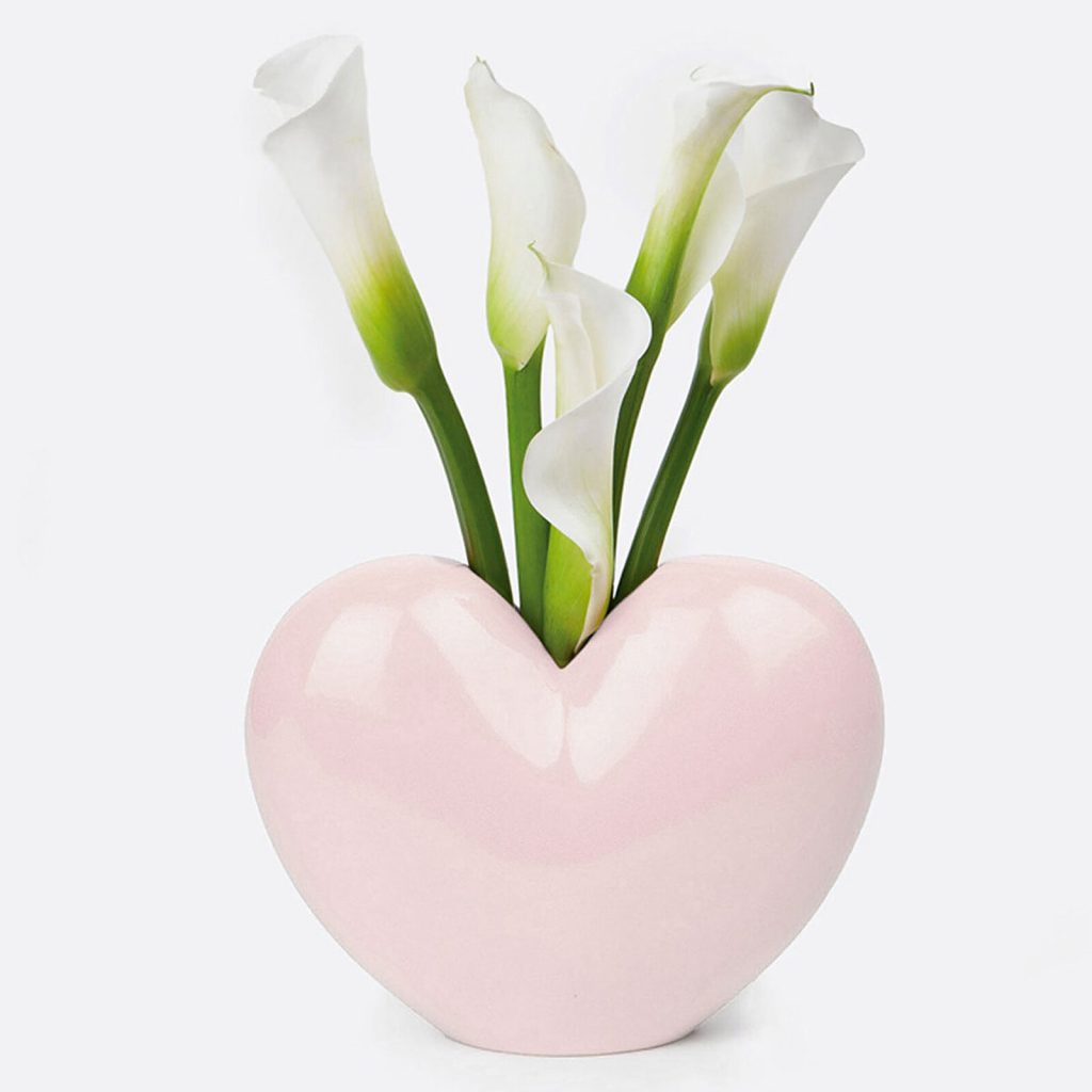 Vase Love Cœur Rose - DOIY