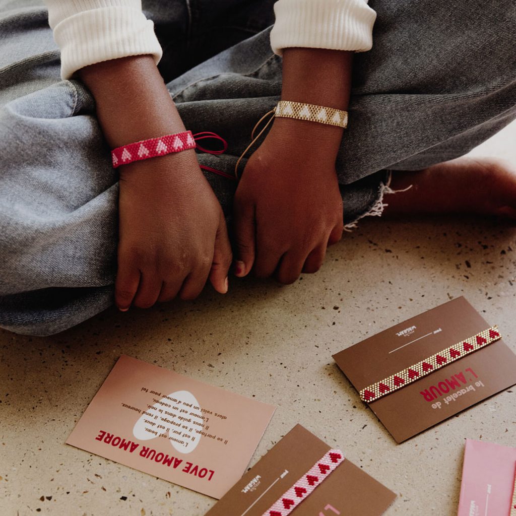 Bracelet en Perle Amour - Atelier Wagram