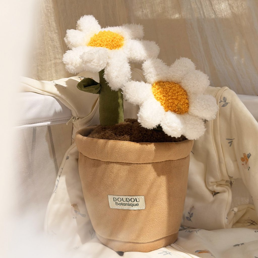 Peluche Fleur Marguerite - Doudou et Compagnie