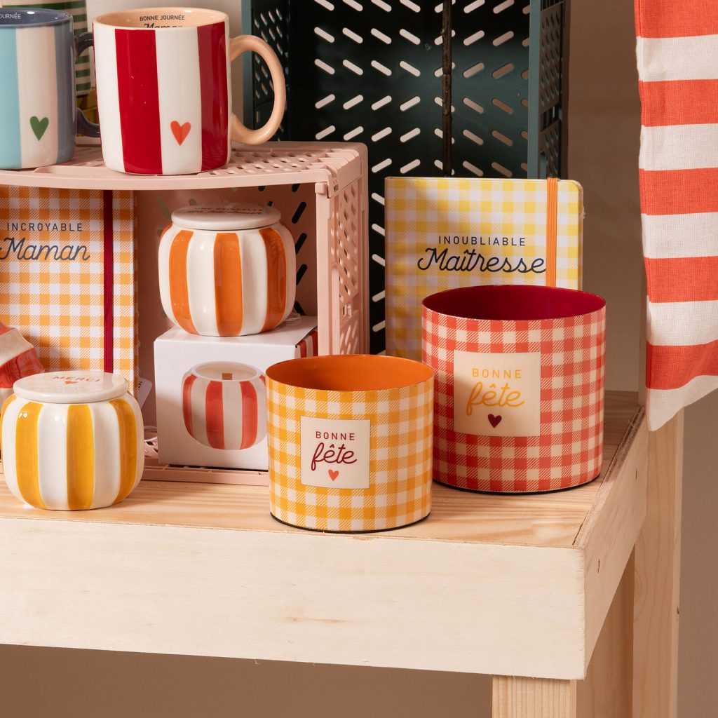 Lot de 2 Cache-pots Bonne Fête - Amadeus