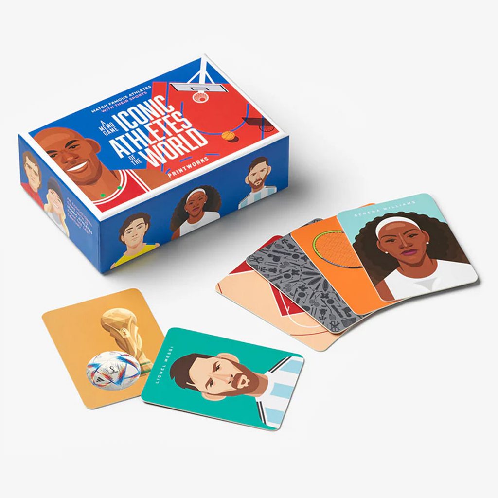 Memo Game Iconic Athletes - Printworks