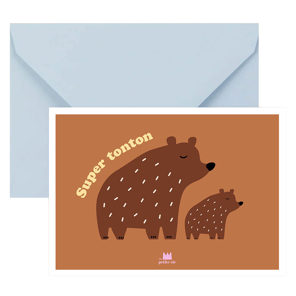 Carte Super Tonton - Ma Petite Vie