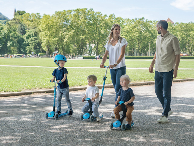 Famille avec produits de la marque Globber