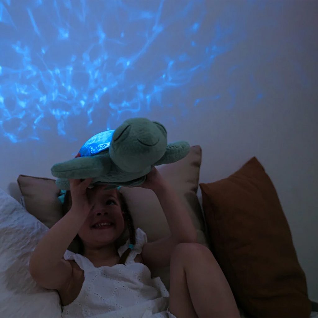 Peluche Veilleuse Rechargeable Tranquil Turtle Green - Cloud b