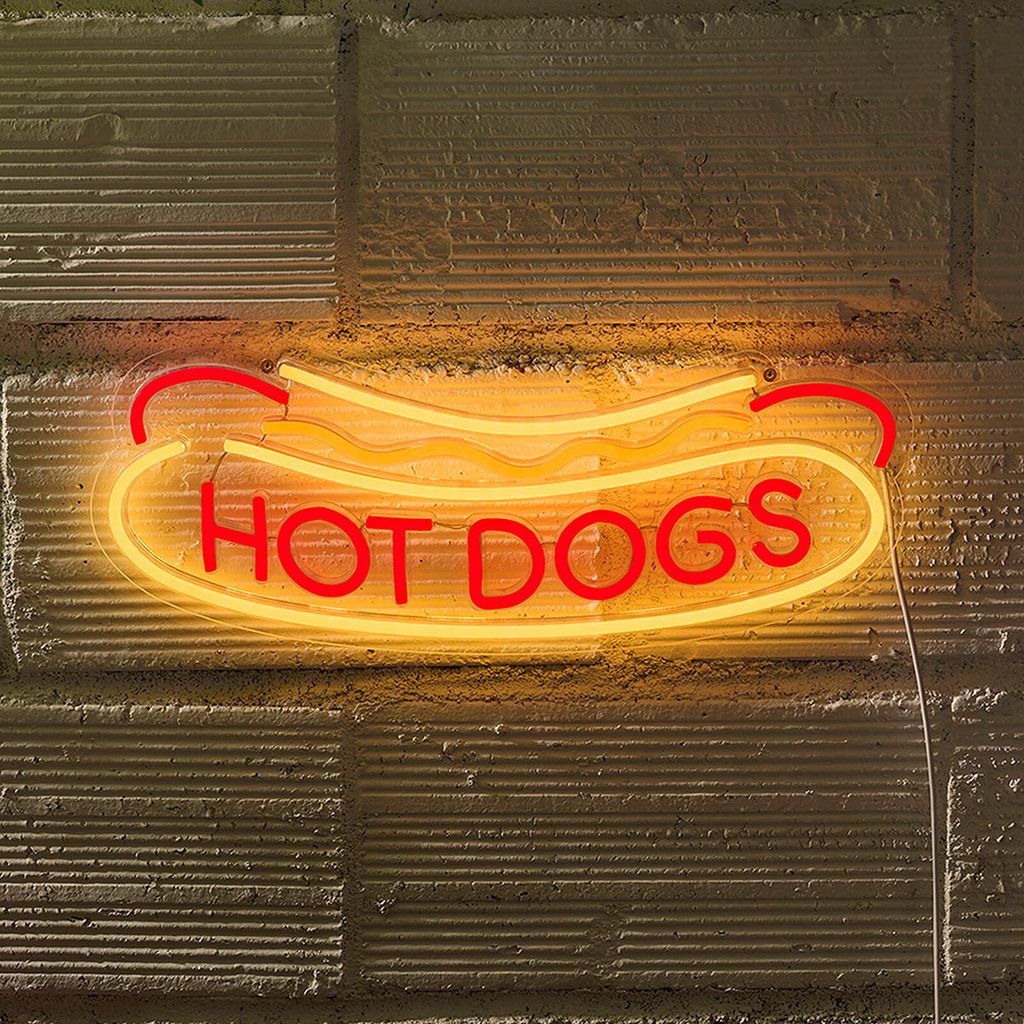Néon Lumineux Hot Dog - Pasteq