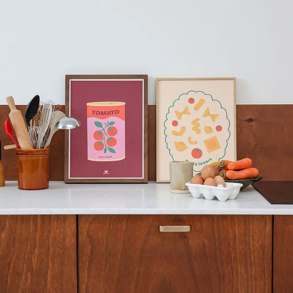 Affiche Tomato Soup et Pasta Lovers - Ma Petite Vie
