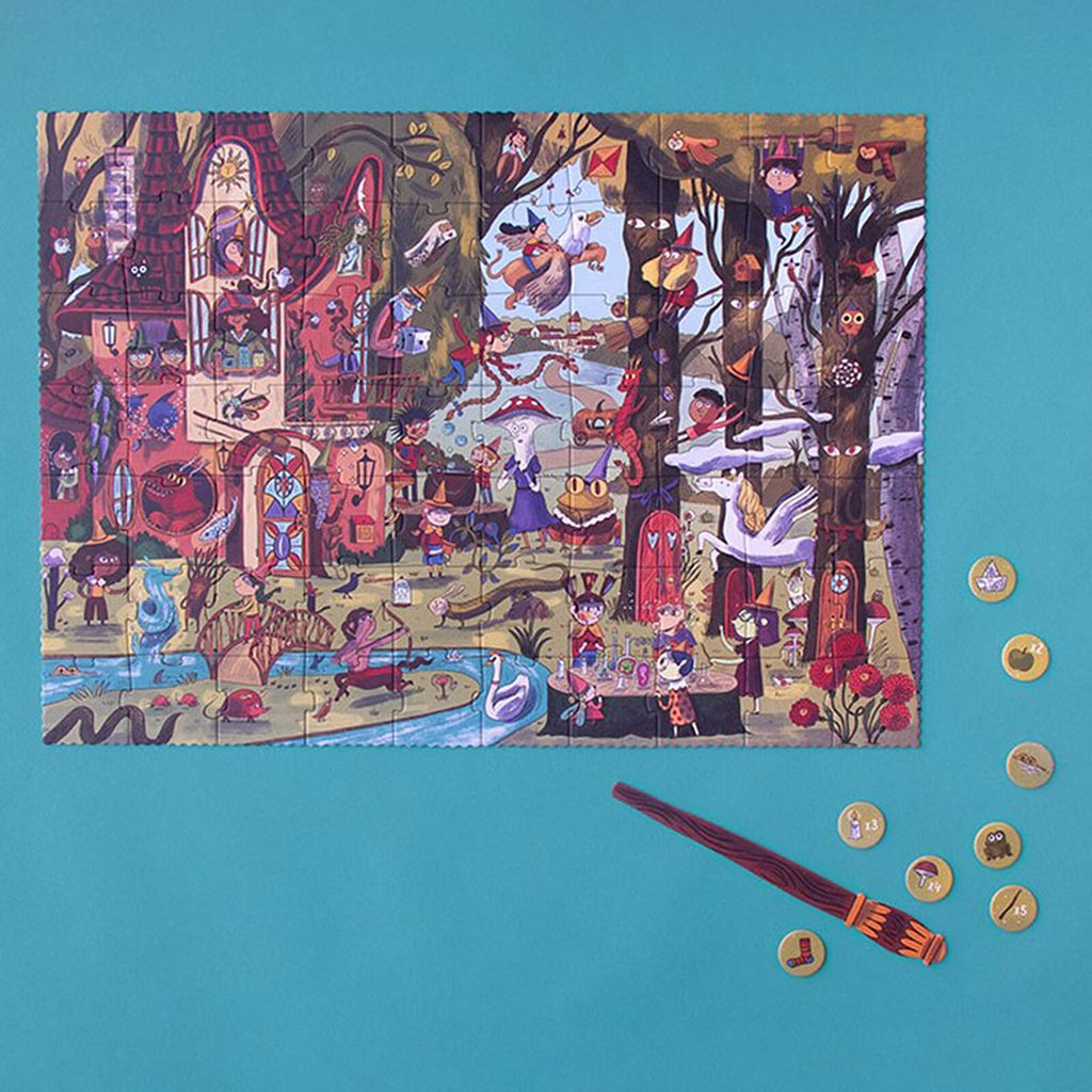 Puzzle d'Observation Magic World - Londji